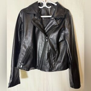 Women’s Anthropologie Moto Faux Jacket | Size Large